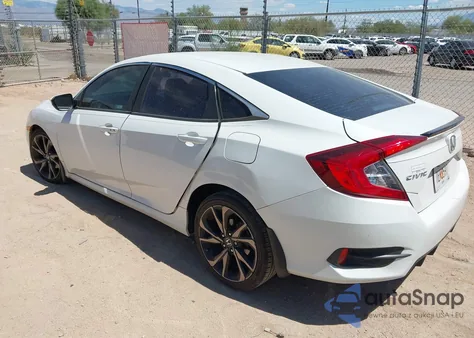 2019 Honda Civic Sport из США, поврежденный, VIN 2HGFC2F86KH587587